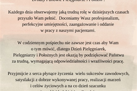 Międzynarodowy Dzień Pielęgniarek, Pielęgniarzy i Położnych