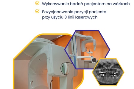 Nowy aparat do wykonywania zdjęć pantomograficznych zębów