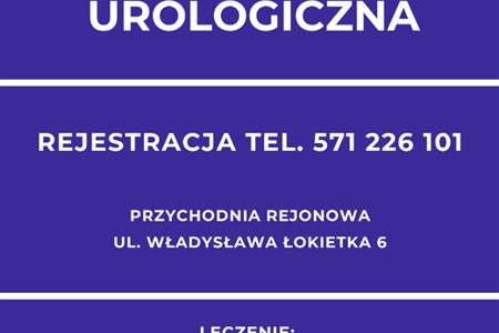 Nowy lekarz specjalista w poradni urologicznej !