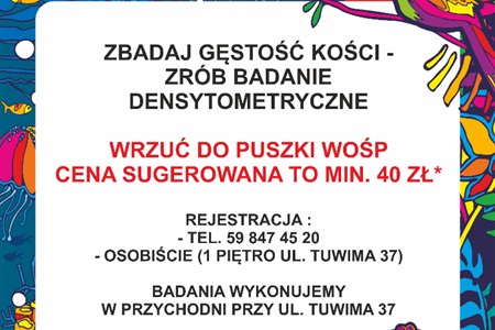 SPMZOZ gra z WOŚP - zbadaj swoje kości !
