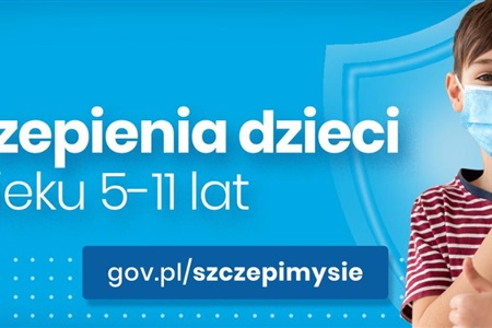 Szczepienie przeciw Covid-19 dzieci w wieku 5 -11 lat