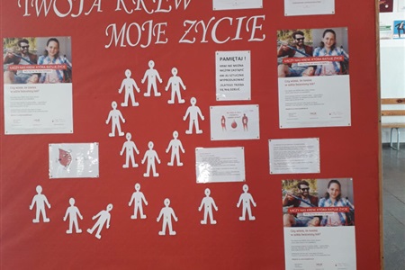 "Twoja krew - moje życie" . SP nr 10 w Słupsku