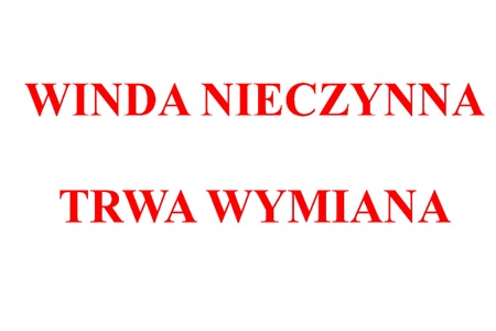 Wymiana windy przy ul. Tuwima 37