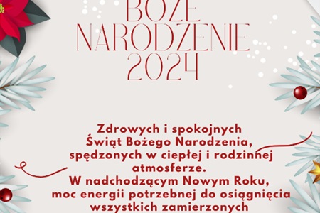 Życzenia Boże Narodzenie 2024
