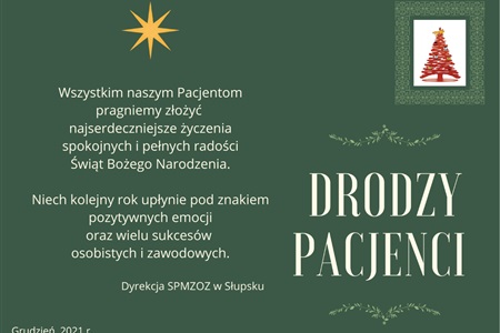 Życzenia świąteczno - noworoczne