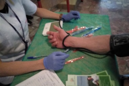 Badania profilaktyczne podczas festynu w Kolbym 16_06_2019