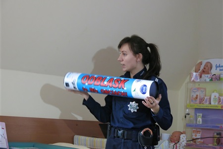 Błyśnij miłością do dziecka - Akcja Policji i Szkoły Rodzenia 15_02_2018
